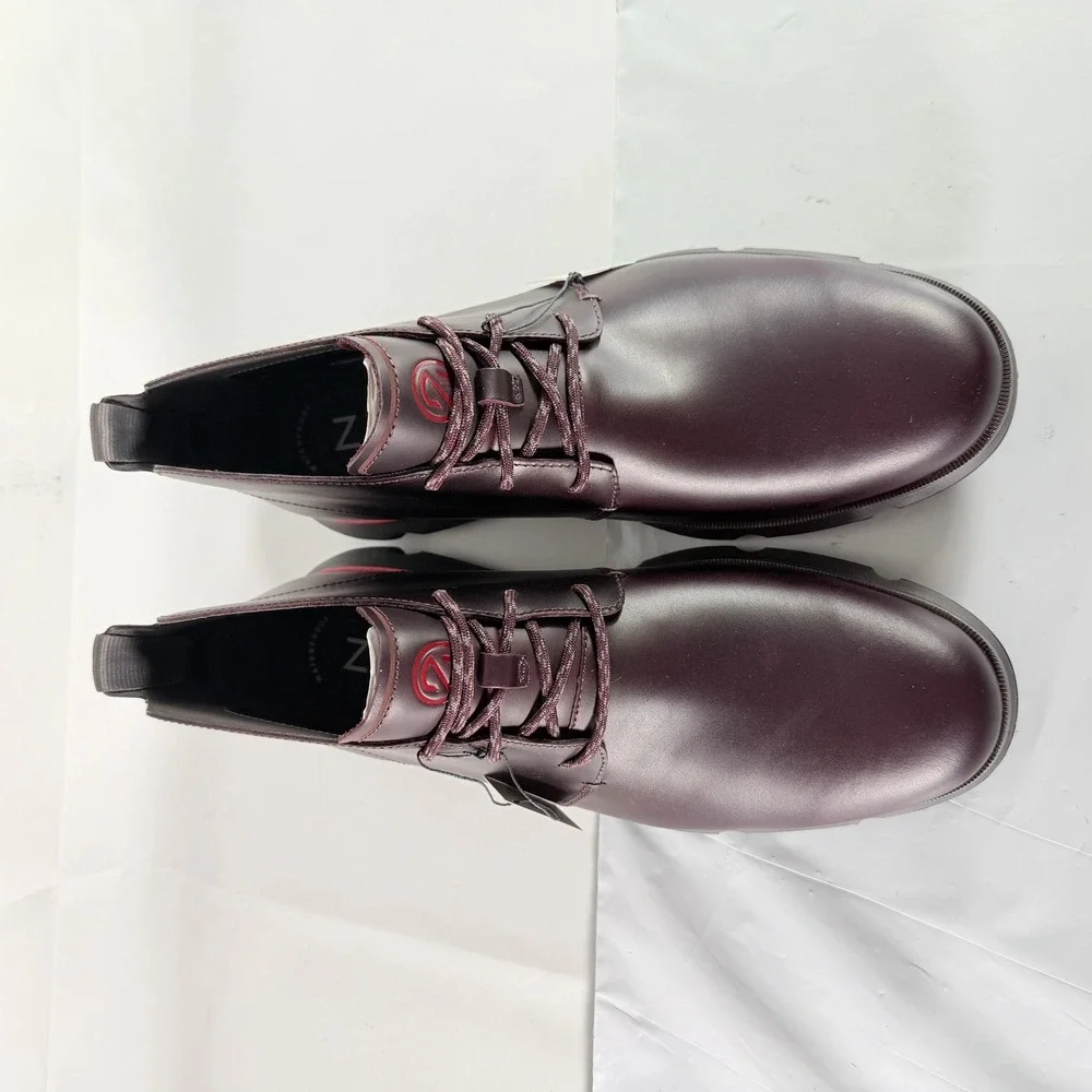 Cole Haan 4.ZERØGRAND Waterproof Chukka Boot Men's 10 W Pinot Magnet C34855